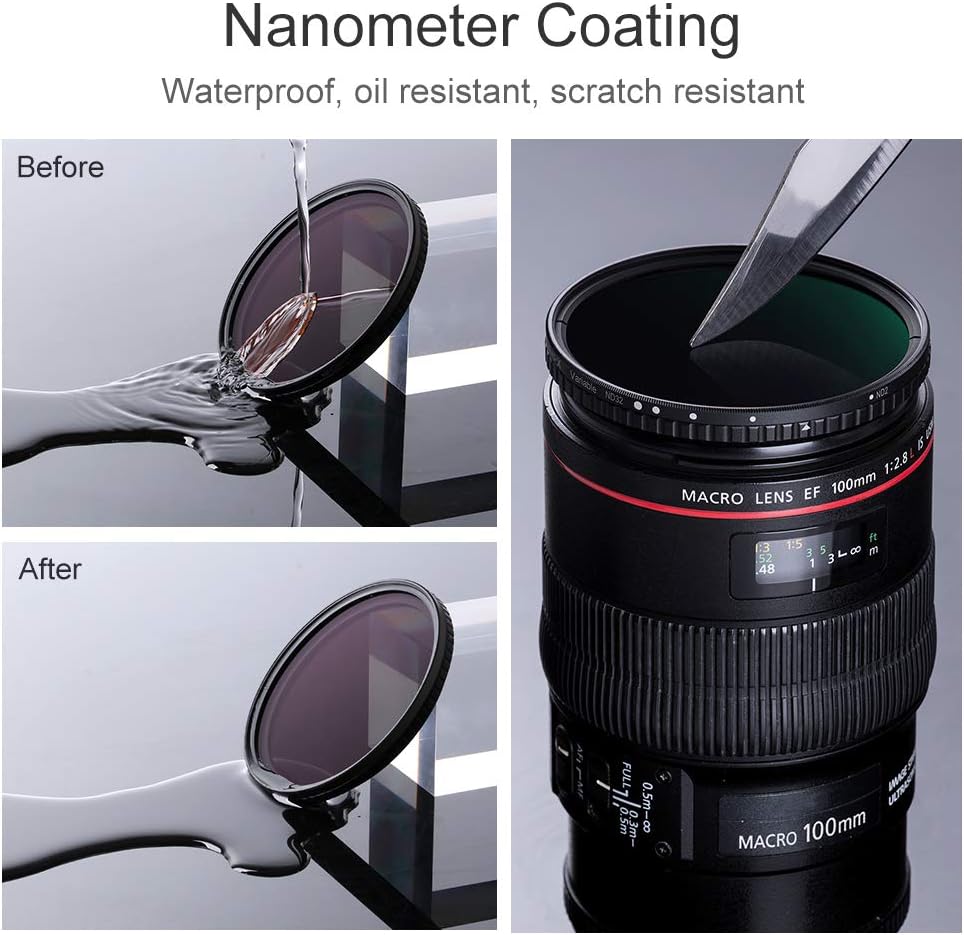 55mm Variable ND Filter ND2 to ND32 V6367