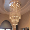 Large Crystal Chandelier Ceiling Light Fixture C1909