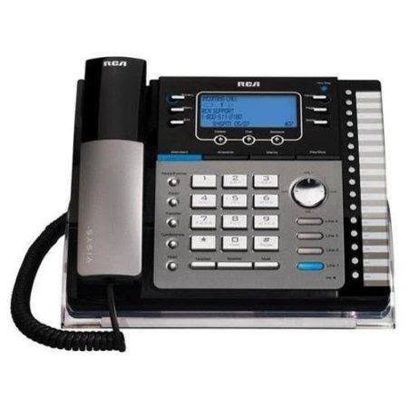Black/Silver 4-line Phone Z66379