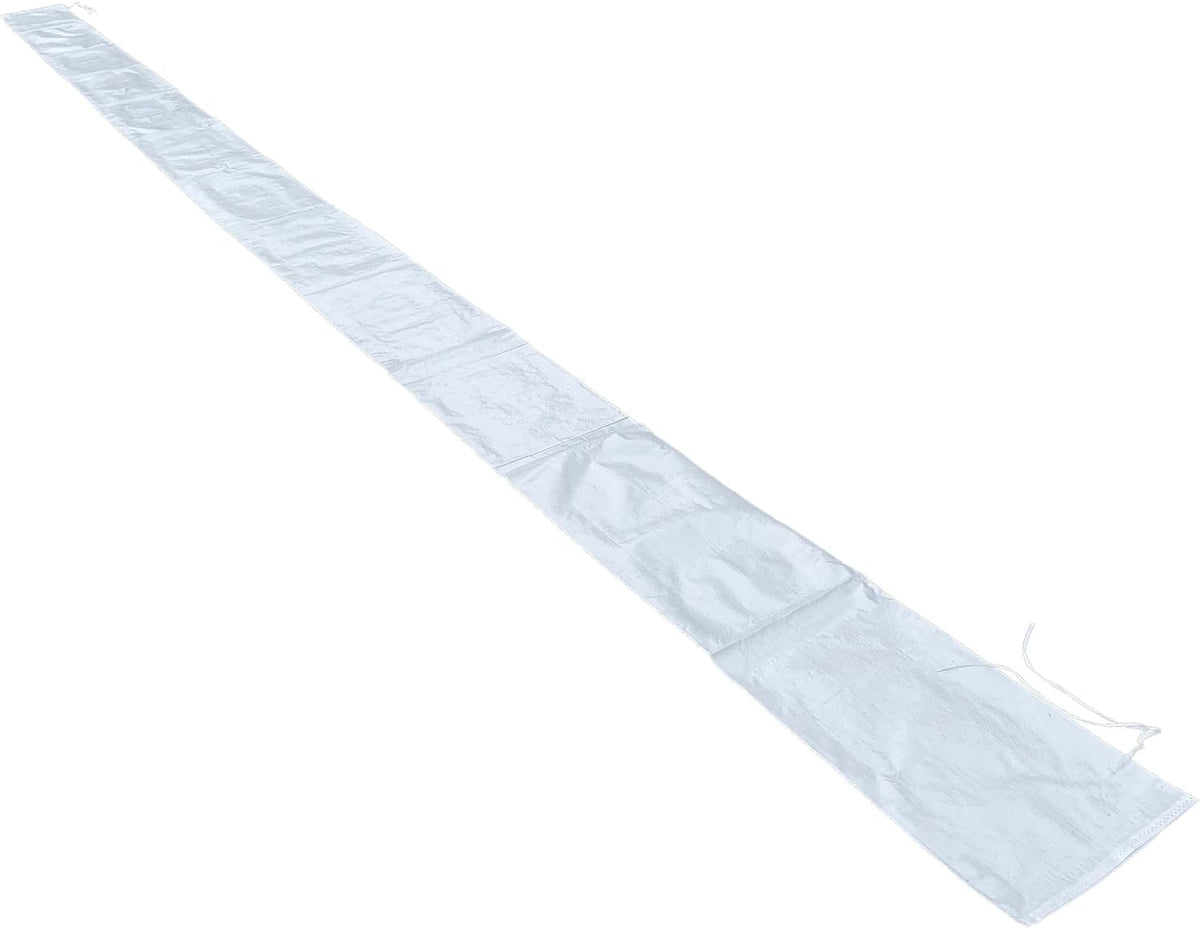 25 Ft Empty Tube Sandbags with UV Protection, 10 Tube Bags U282