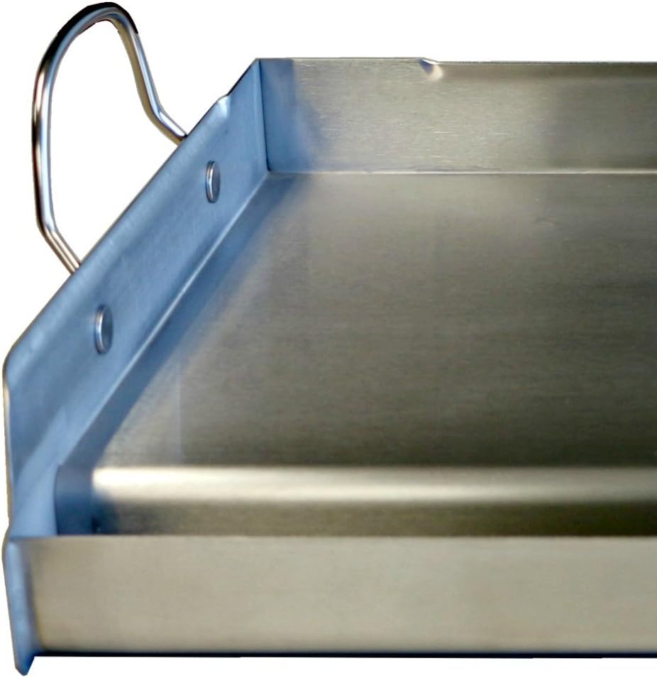 Stainless Steel Griddle with Removable Handles H89267