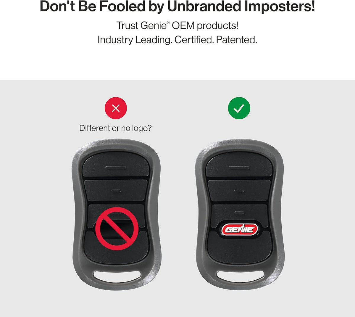 Garage Door Opener Remote, 3-Button, Single Pack B8610