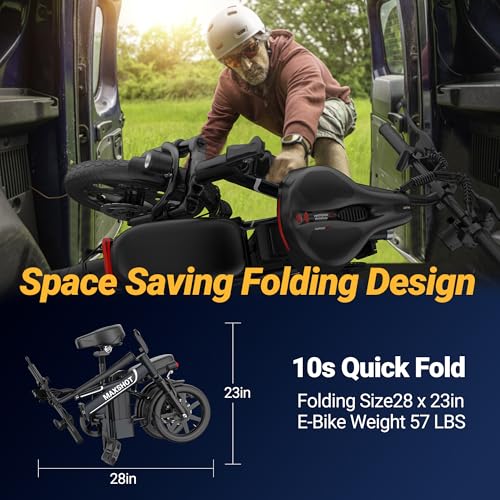 14" Folding Electric Bike with 750W Motor K86854