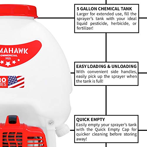 5 Gallon Gas Power Backpack Sprayer with Mist Attachment Y5560