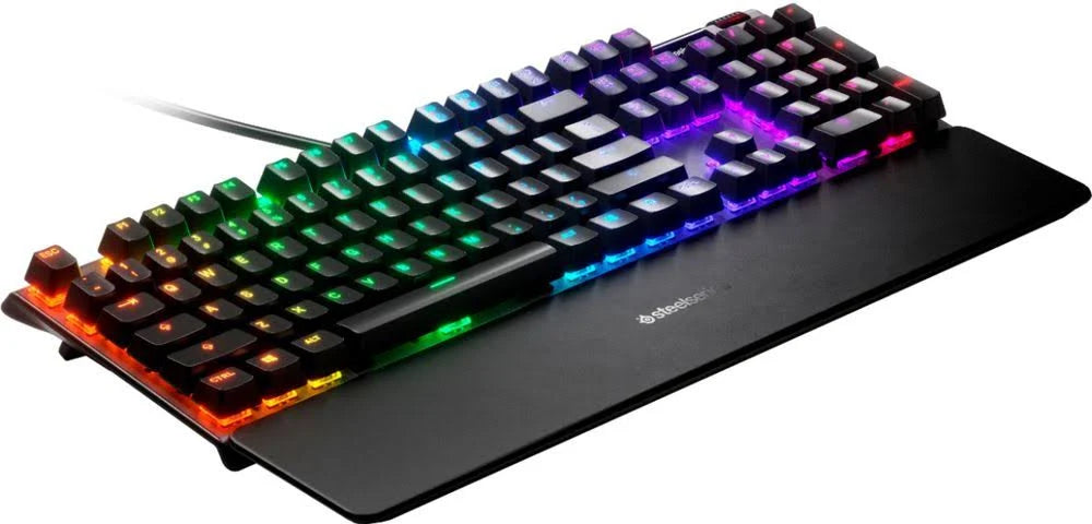 Wired Gaming Hybrid Mechanical Blue Switch Keyboard with RGB Back Lighting - Black V7913
