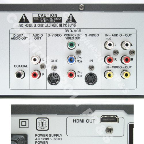 DVD Recorder VCR Combo with HDMI K43797