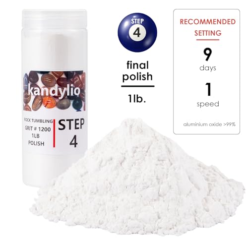 4 Lbs. 4-Steps Rock Tumbling Grit and Polish Refill N670294