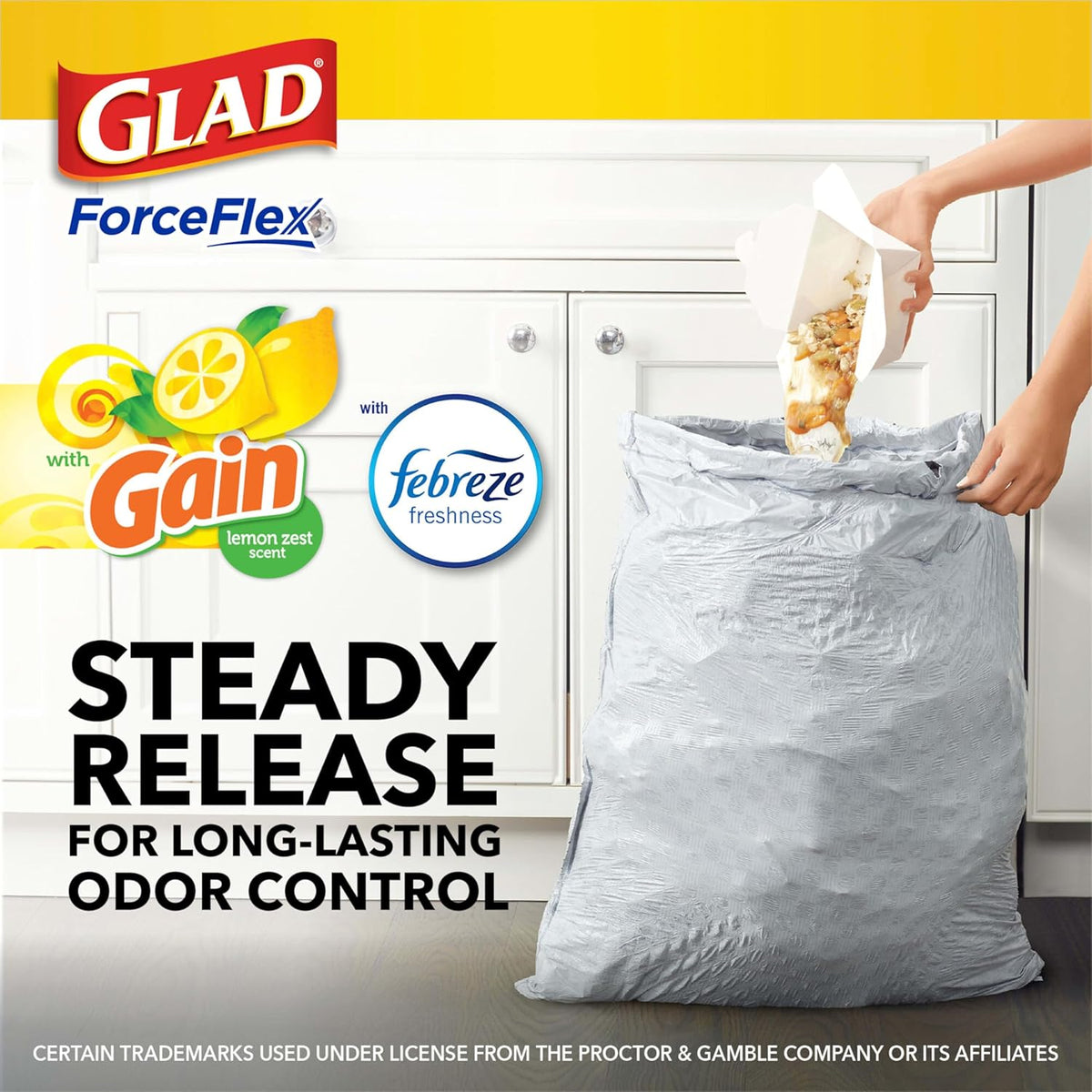 13 Gal Tall Kitchen Drawstring Garbage Bags, 110 Ct C24574