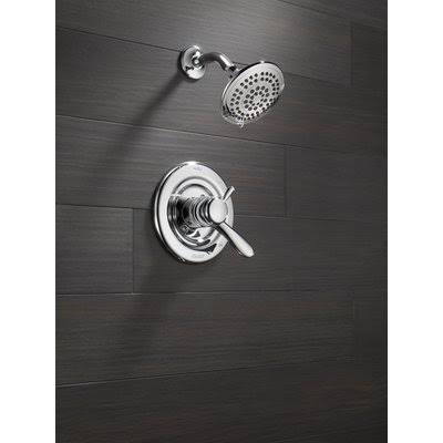 Chrome Shower Faucet Trim with Lever Handles F152469