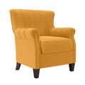 Mustard Yellow Linen Armchair L353