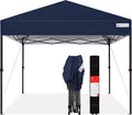 Blue 10x10ft Pop Up Canopy Tent with Wheeled Carry Case P972606