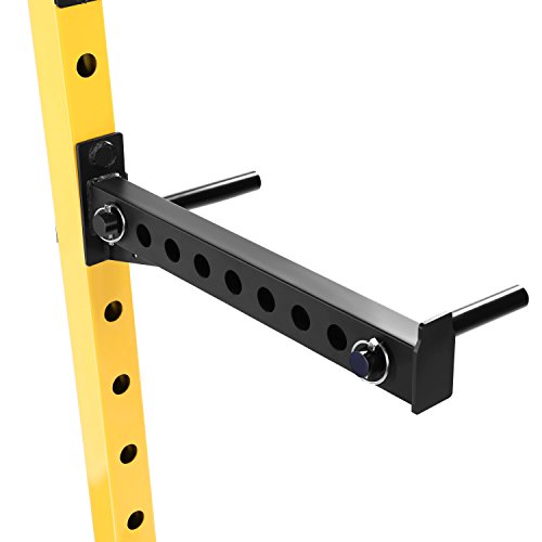 Multi-Functional Adjustable Squat Stand Squat Rack Power Cage Strength Training Exercise Equipment with 2 Pull Up Bar M8138