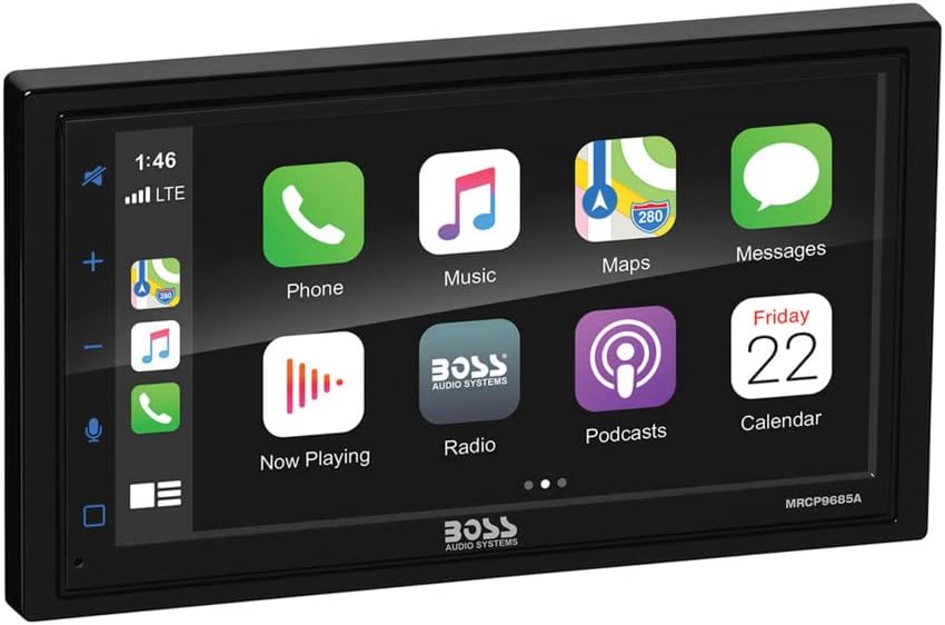 Marine Radio Receiver with Bluetooth USB Weatherproof Digital Media MP3 Player AM/FM M6943