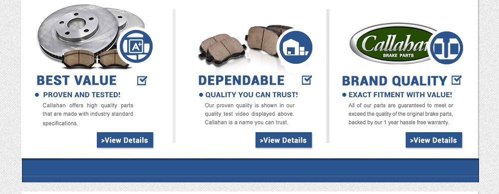5 Lug Brake Disc Rotors + Ceramic Brake Pads + Clips A90493
