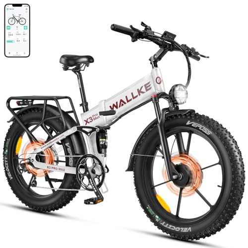 26" Fat Tire 48V 44Ah Battery Full Suspension Electric Mountain Bike I2851