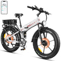26" Fat Tire 48V 44Ah Battery Full Suspension Electric Mountain Bike I2851