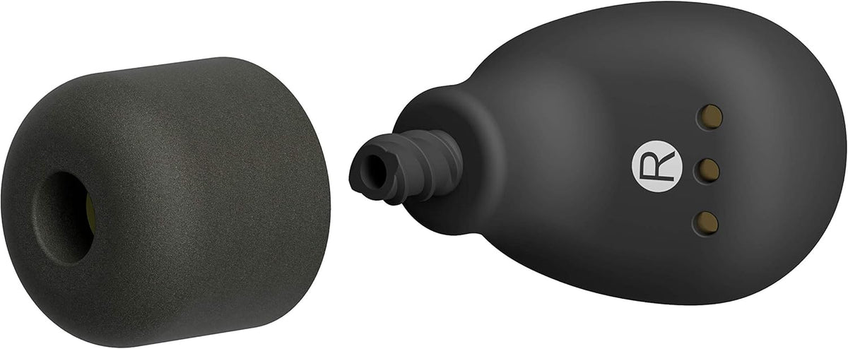 True Wireless Earplug Earbuds 22 dB Noise Reduction Bluetooth Hearing Protector Matte Black Y982