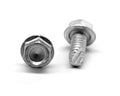 1/4-20 x 1 Coarse Thread Cutting Screw Hex Washer Head Zinc Plated C9527