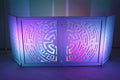 DJ Facade / DJ Booth 4 Panel White Frame J619