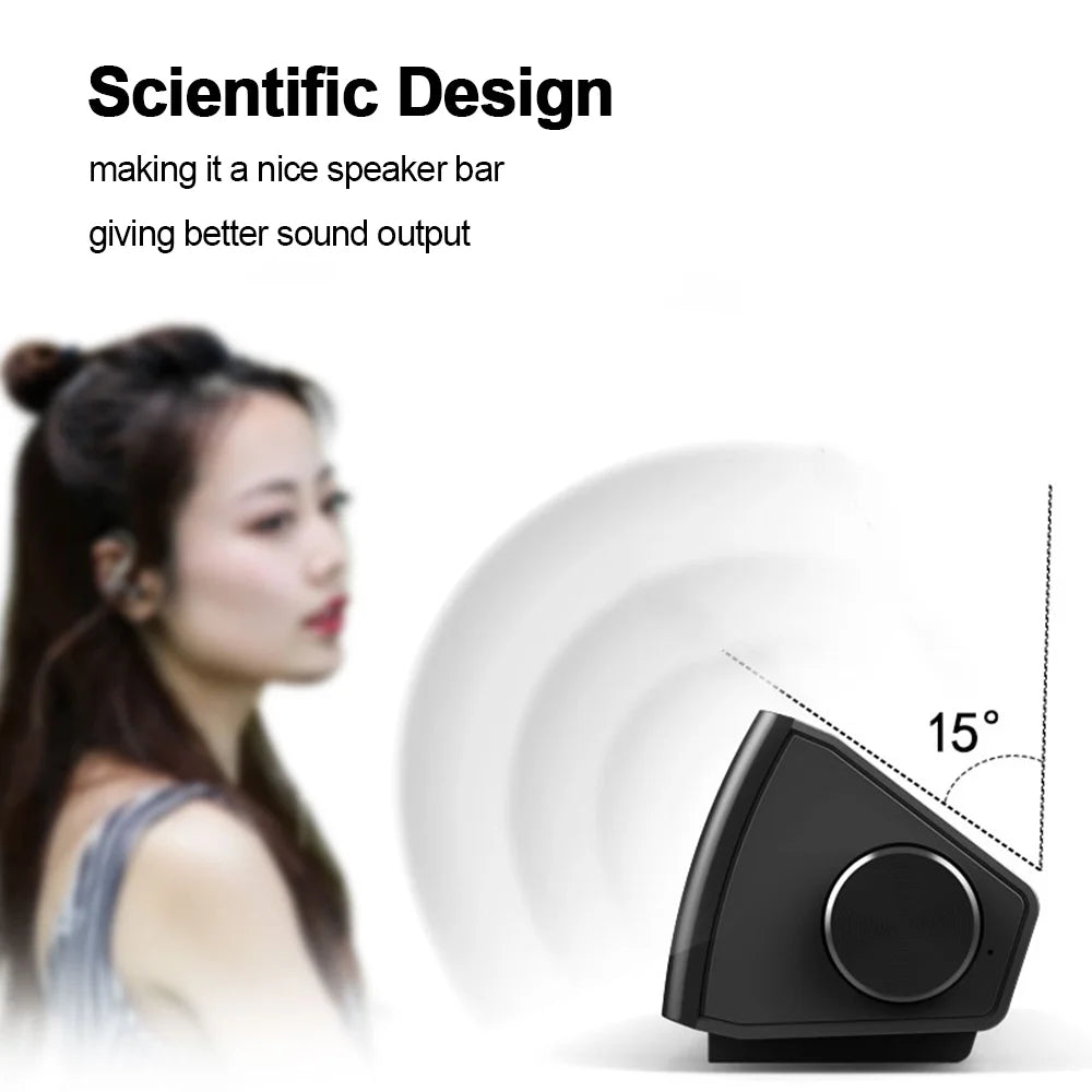 Computer Speakers Wired Soundbar with HiFi Sound W612