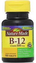 Vitamin B-12 500 mcg Tablets 100 ea (Pack of 2) S89991