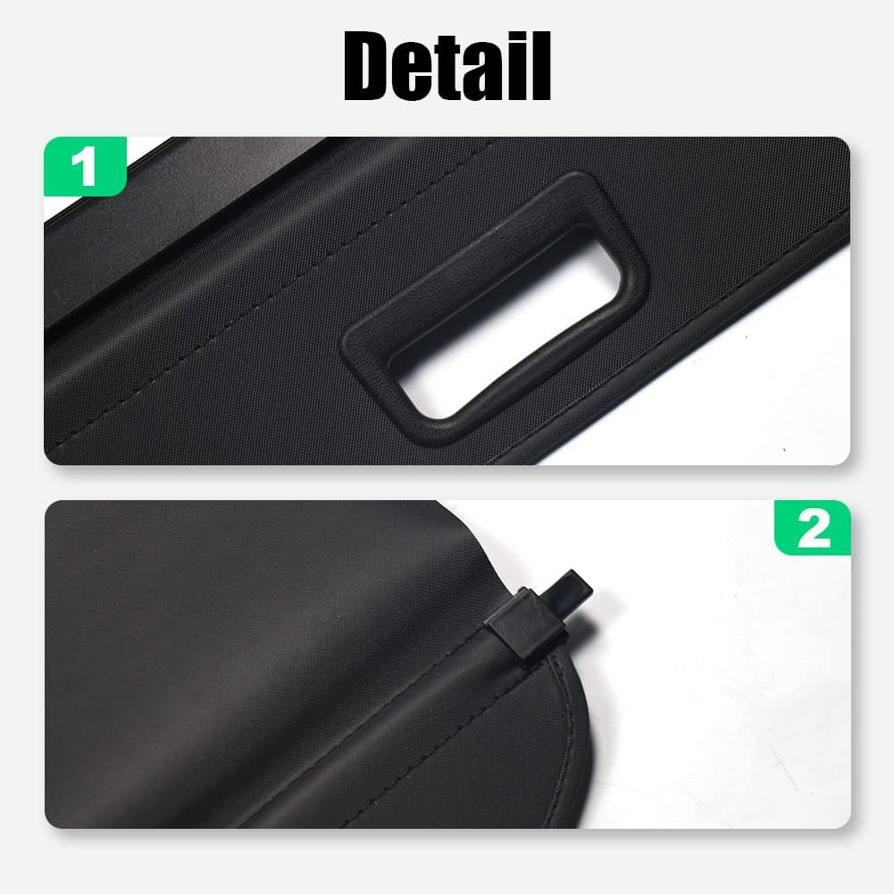 Retractable Trunk Cargo Cover Pack of 2 U1629