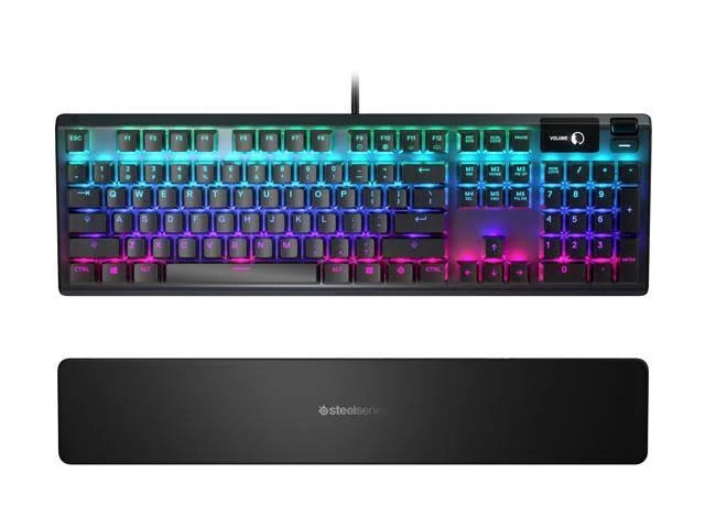 Wired Gaming Hybrid Mechanical Blue Switch Keyboard with RGB Back Lighting - Black V7913