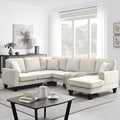 7 Seat Modular Sectional Sofa with 3 Pillows Q3672