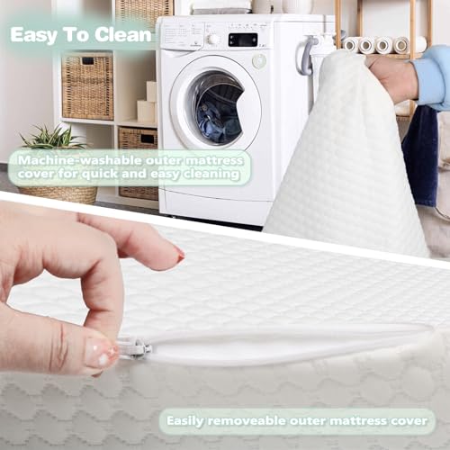 38x26 Trifold Memory Foam Travel Crib Mattress Z418