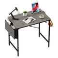 32'' Grey Computer Desk with Storage Bag M6246