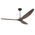 84 Ceiling Fan with Cocoa Bamboo Blades and Black Finish U6554