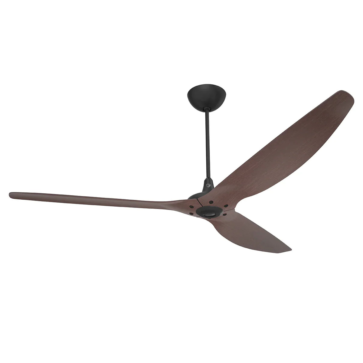 84 Ceiling Fan with Cocoa Bamboo Blades and Black Finish U6554