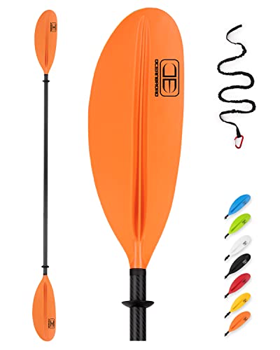 Carbon Fiber Kayak Paddle 90.5in/230cm with Paddle Leash Y871358