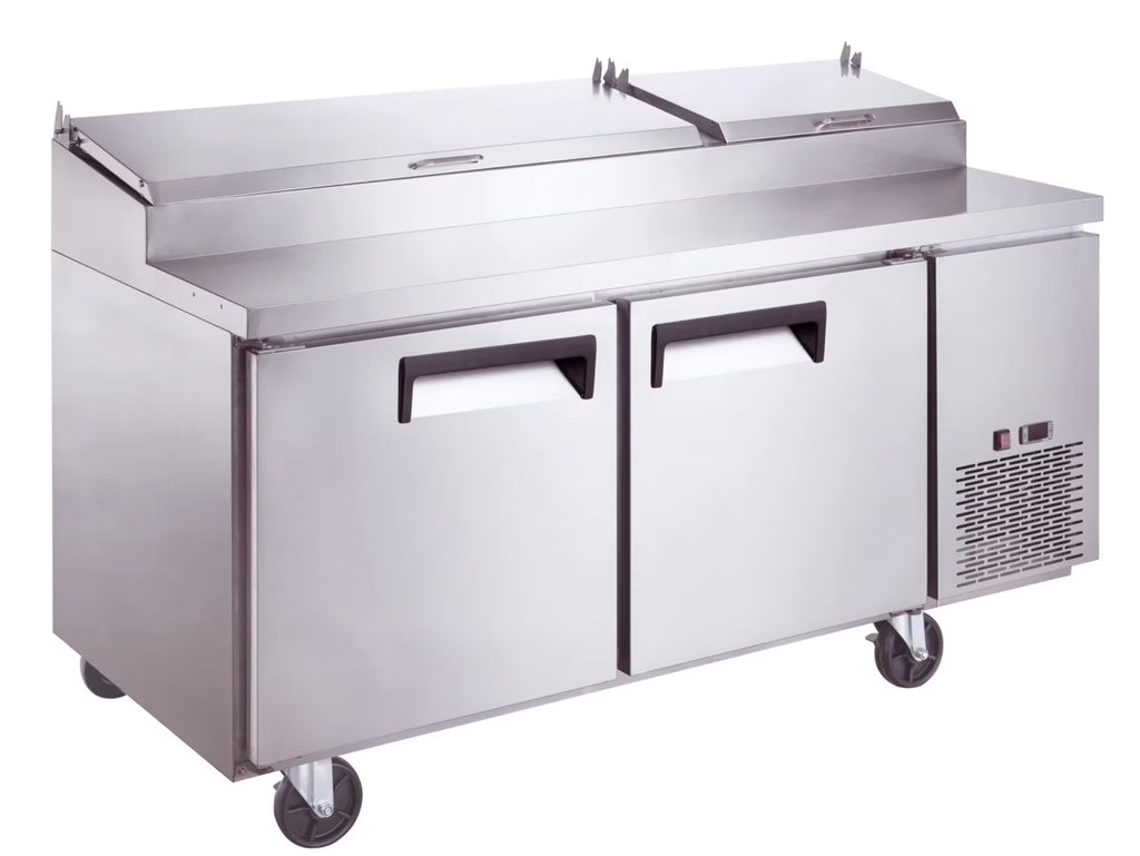 70 Refrigerated 2 Door Pizza Prep Table N89560