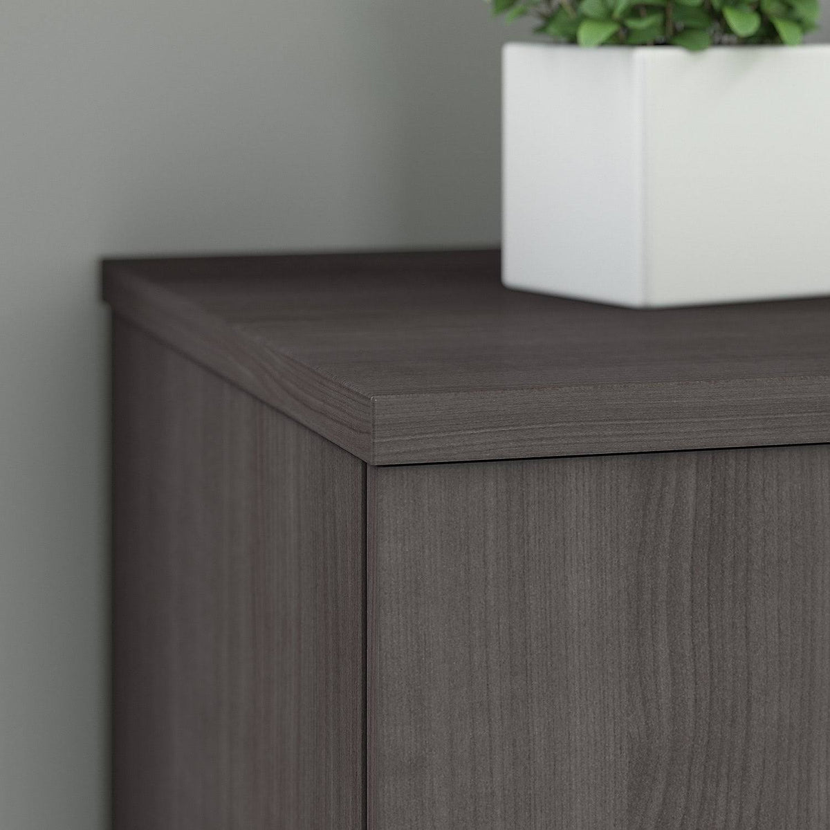 2 Drawer Lateral File Cabinet, 36W, Platinum Gray R67283