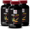 Chia Seed Oil Extract 3 Bottle 180 Capsules P591