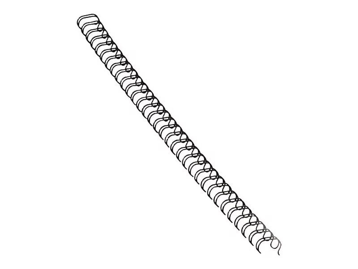 Black Wire Bindings, 9/16" Diameter, 130 Sheet Capacity, 25/pack, Bundle of 5 Packs J776