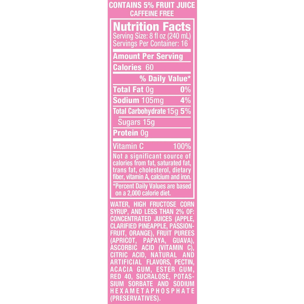 Lemon Berry Squeeze Juice Drink, 1 gal bottle N5246