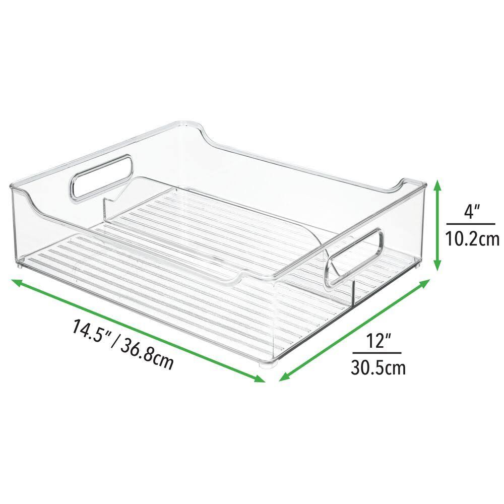 4 Pack Clear Plastic Food Storage Bin L267