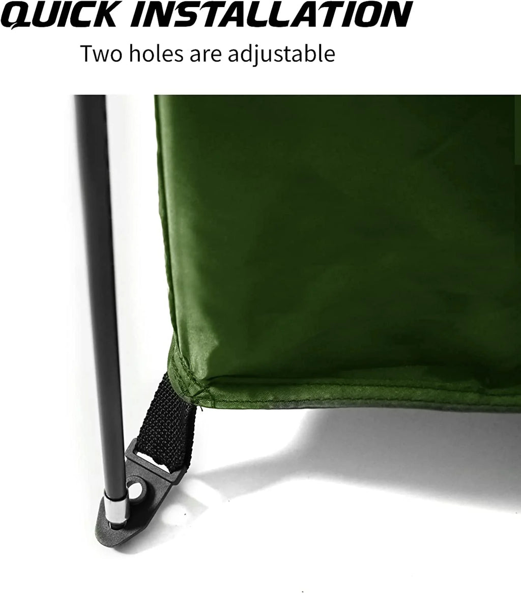 Semicircle Green Waterproof Bike Storage Cover Q325433
