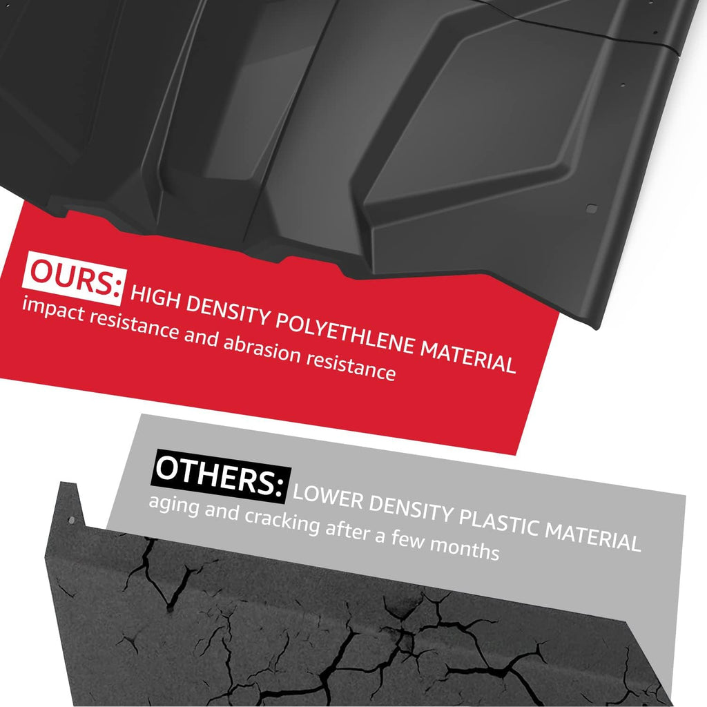 2-Piece Polyethylene Plastic Roof Compatible with 2017-2022 Can Am Maverick X3 E460