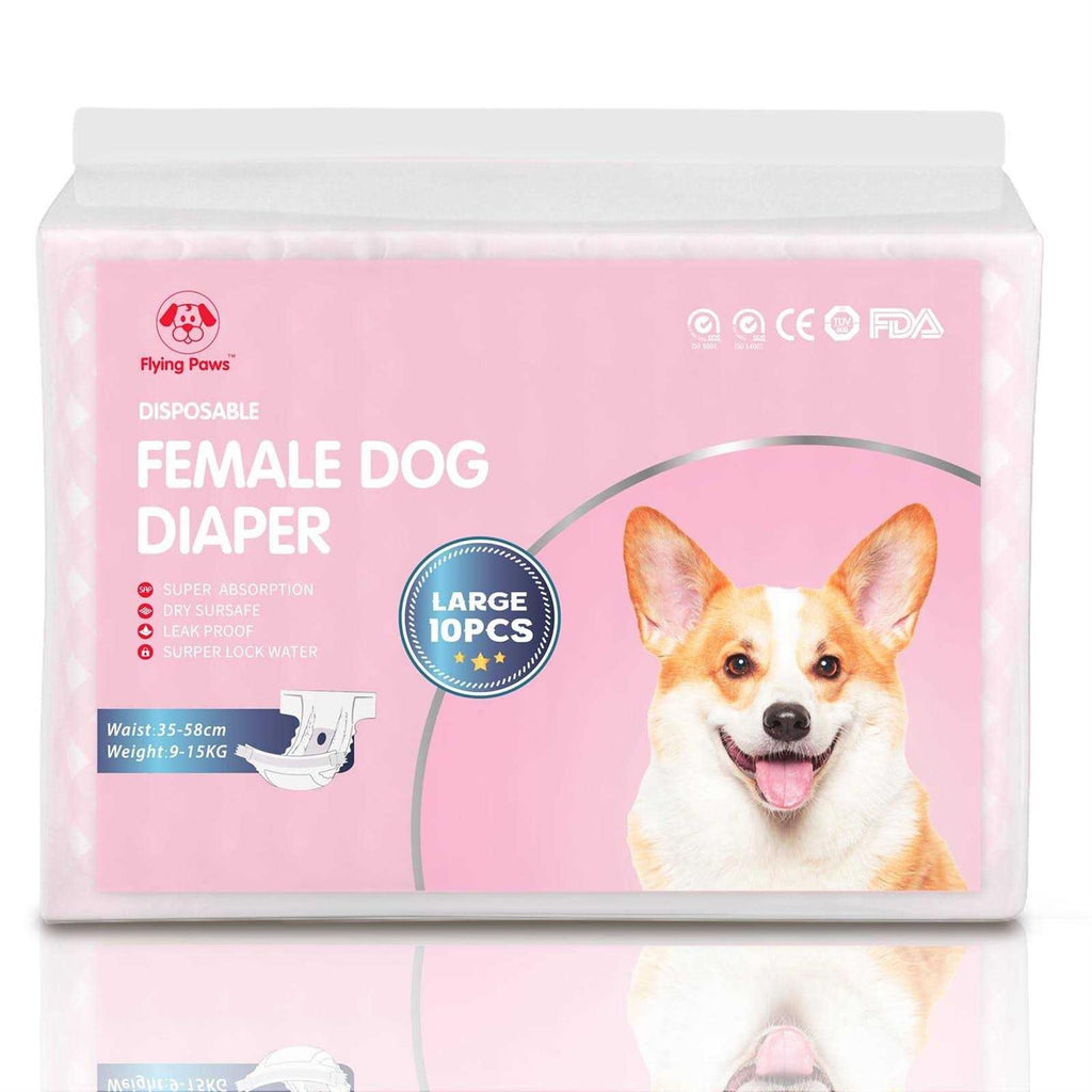 Disposable Female Dog Diapers with Adjustable Elastic Waistline T223