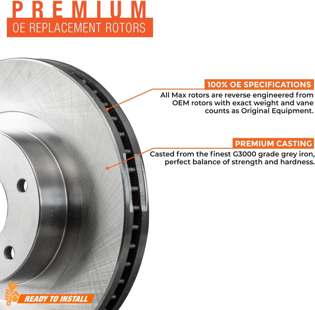 Premium OE Rotors with Carbon Ceramic Pads N382