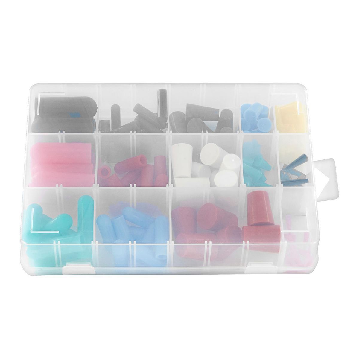 Silicone Rubber Plug and Cap Set, 116-Piece G5129