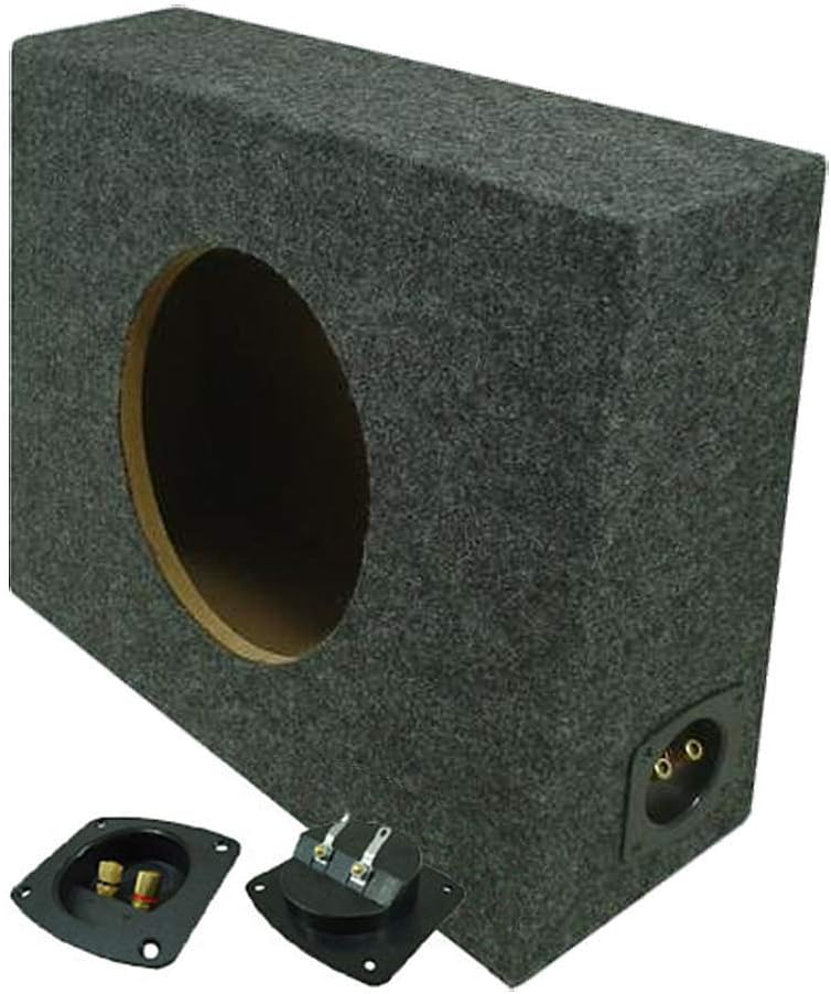 Single 10" Subwoofer Truck Sub Box Enclosure 3/4" MDF Pack of 2 Y63744