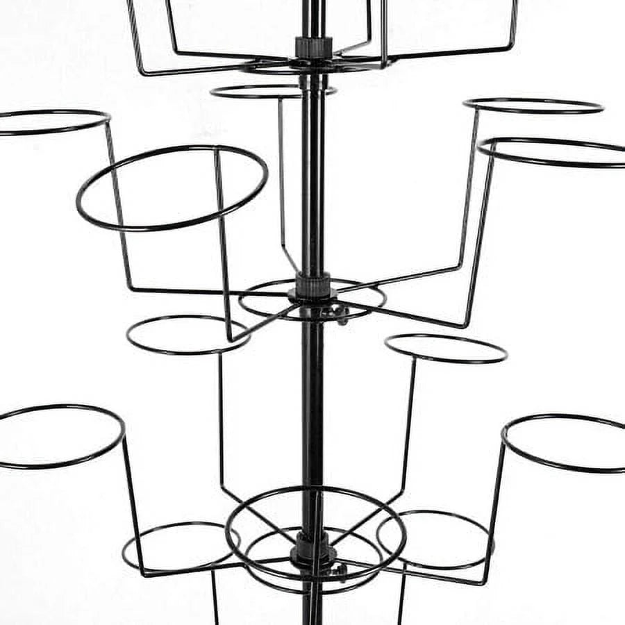 7 Tier 35 Hooks Rotating Hat Rack Stand S84197