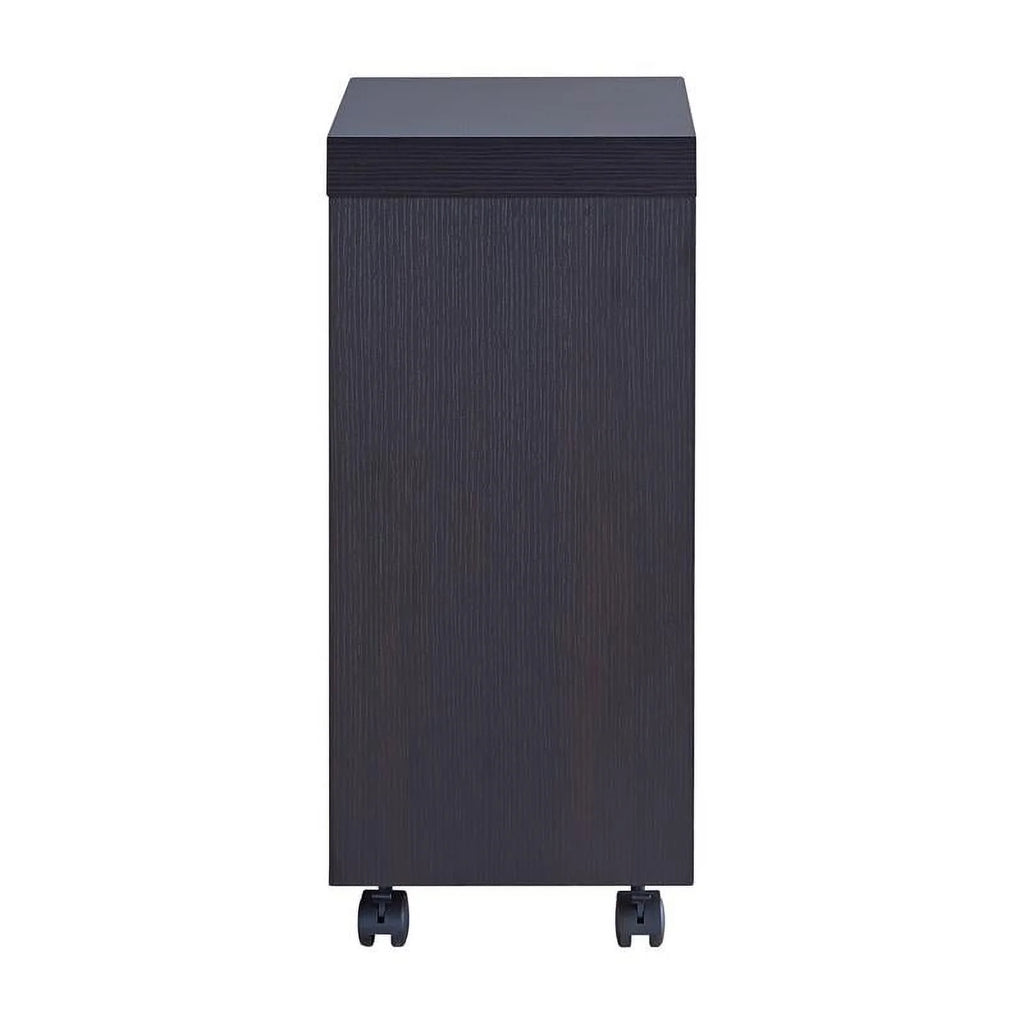 3-Piece Black Wood Coffee Table Set E329
