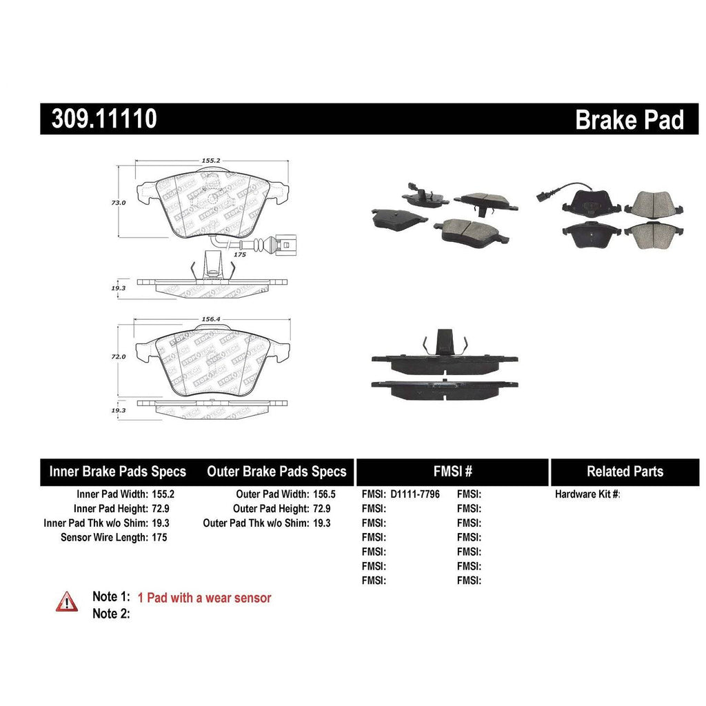 Sport Brake Pads M253190