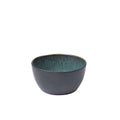 Stoneware Bowl 14cm Black Green M5783