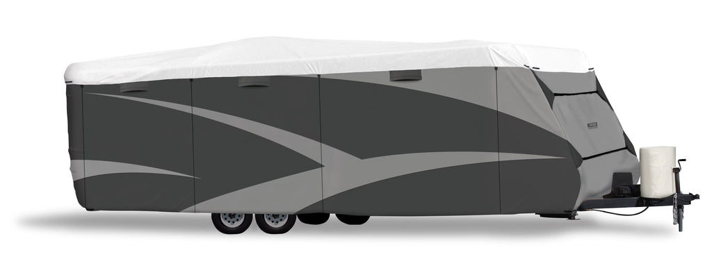 Gray/White Olefin Travel Trailer Cover 24' 1" - 26' E6321